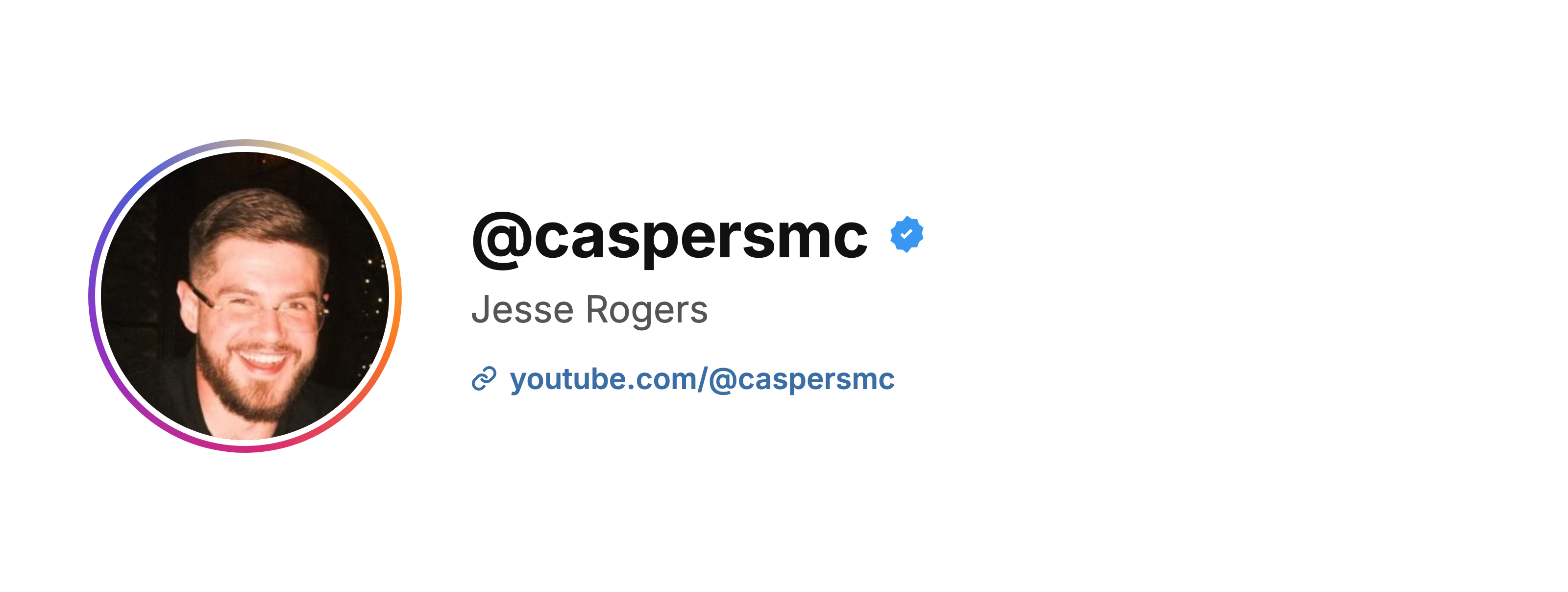 Jesse Rogers youtube.com/@caspersmc