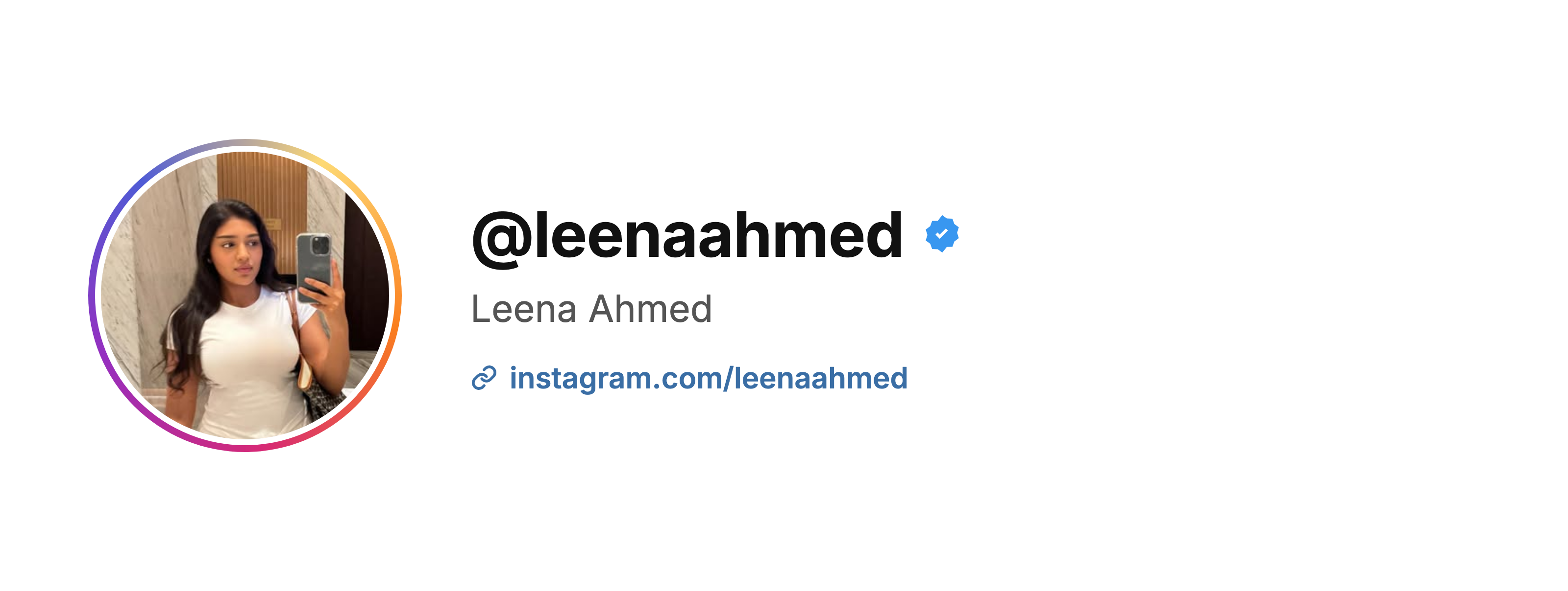 Leena Ahmed @leenaahmed