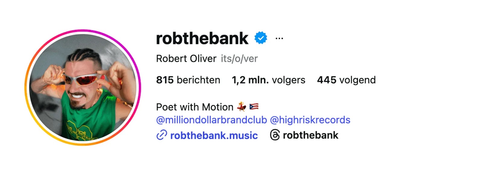 Robert Oliver @robthebank