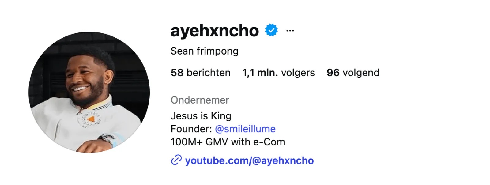 Sean Frimpong @ayehxncho